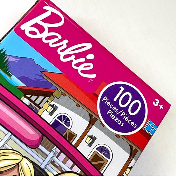 TCG Toys Sure Lox Barbie 100 Pieces Jigsaw Puzzle New In Box Age 3+ - Picture 3 of 14
